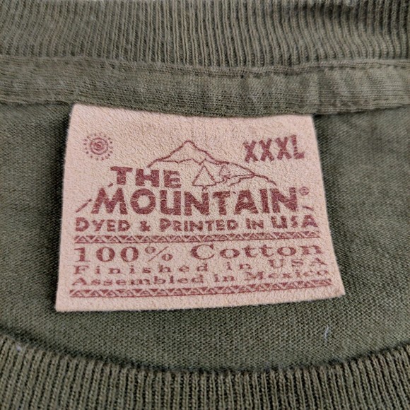 The Mountain Buck Deer 2005 Tshirt Mens 3XL Tie Dye Camo Bill Vanderdassen Green - Picture 4 of 6